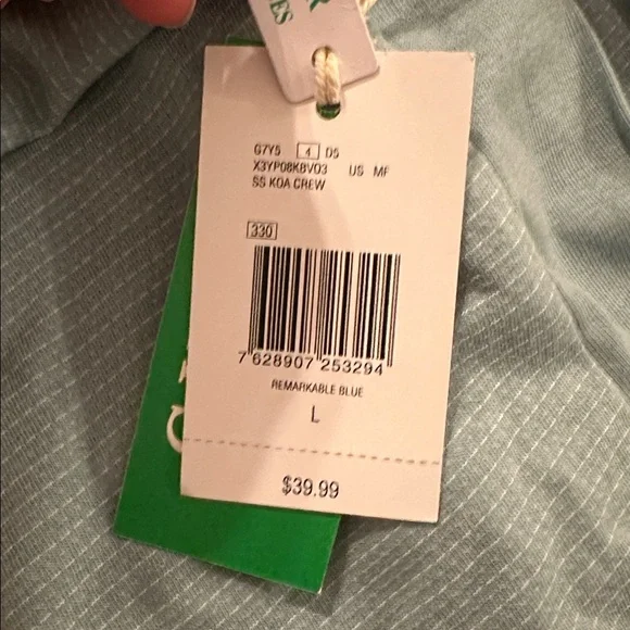 Guess Light Blue Organic Cotton Tee - Picture 6 of 6